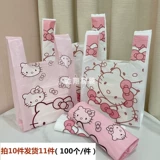 Hello kitty, мультяшный жилет, пластиковый пакет, мешочек, упаковка, шоппер