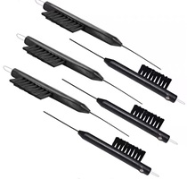 Hearing aid accessories cleaning 9 sets of brushes U-shaped hook with magnet small brush ventilation rod cleaning rod 9-hole brush