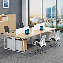 Staff station desk 4-person assembly 6-person desk and chair combination Staff desk Staff desk