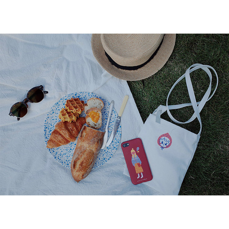 Spring Pill Original- (Strawberry) Canvas Small Satchel Shoulder Crossbody