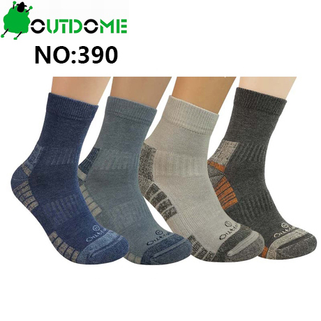 OutDOME flying 390 OUTDOOR CLIMBING SOCKS Hiking Silver silver Antibacterial Speed Dry Perspiration Thick Warm Socks