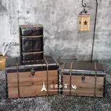 Ретро ящик для хранения, чемодан, коробка для хранения, система хранения, в американском стиле