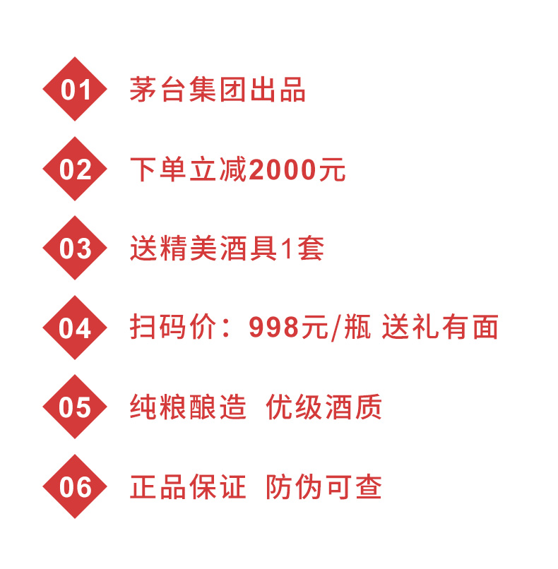 茅台集团旗下 白金原浆酒 52度兼香型纯粮食酒 500ml*6瓶 图2