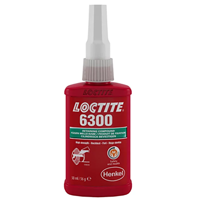Импортный клей-фиксатор Lotte 6300 цилиндрический, металлическое уплотнение, клей 50 мл