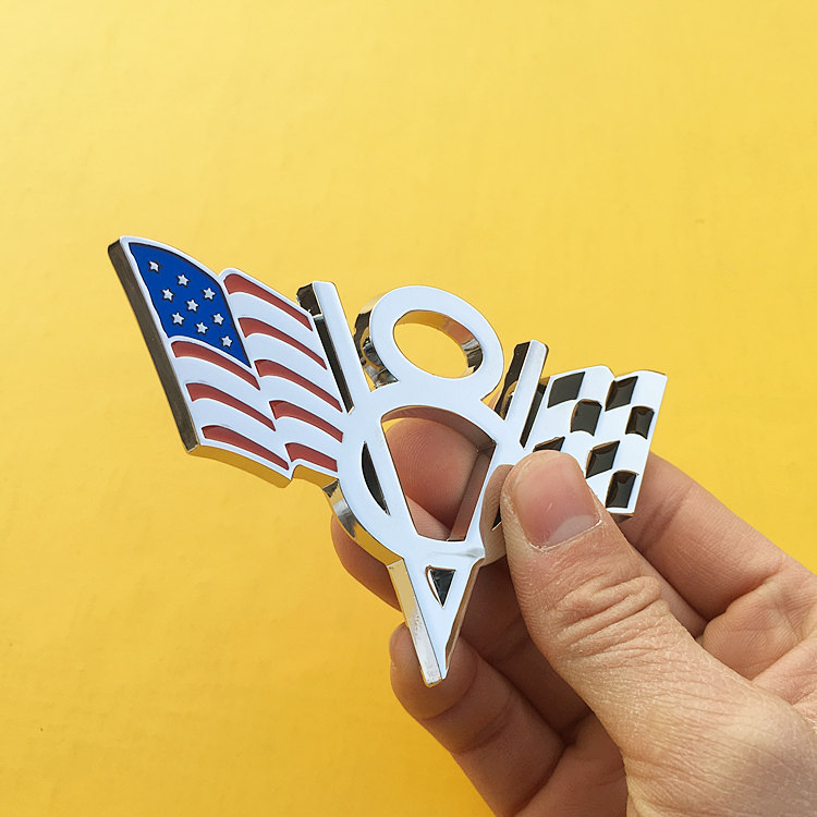 V8 Supercars Logo Domed Automotive Decal Emblem Sticker - Foto 3