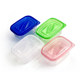 709ml 50 sets of rectangular disposable lunch boxes packed fast food crisper fruit layer cake box