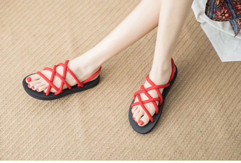 Gila cat dual-sandal và dép nữ mùa hè đôi mới đôi dép Han ulzzang Harajuku Rome Vietnam giày bãi biển bitis hunter sandal