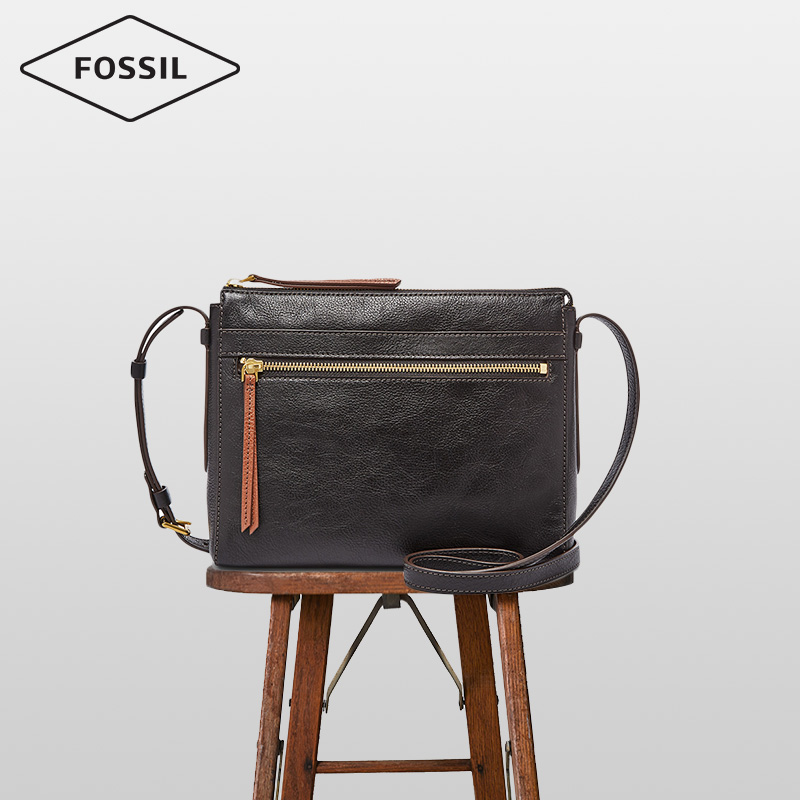 Fossil 化石 Campbell系列 真皮 女式单肩斜挎包 SHB2000001/SHB2000210 双重优惠折后￥345包邮包税 2色可选