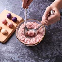 Maruko Maker Home Kitchen Artifact из нержавеющей стали маленькая плесень сжимайте рыбные шар.