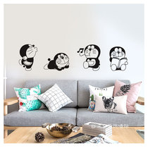 Cute Tinder cat cartoon wall sticker Childrens room Bedroom Bedroom bedside Sofa Background Wall Decoration Sticker