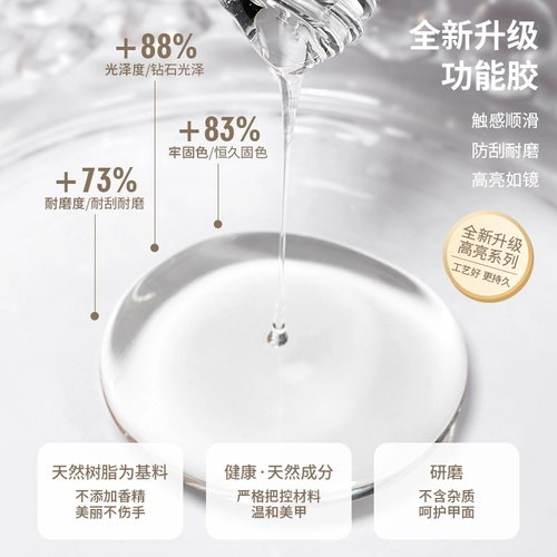 Стеклянный комплект, матовый лак для ногтей для маникюра, долговременный эффект