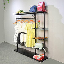 Iron Kung Fu clothing store display rack rack bedroom home simple floor-to-ceiling shoes for bags