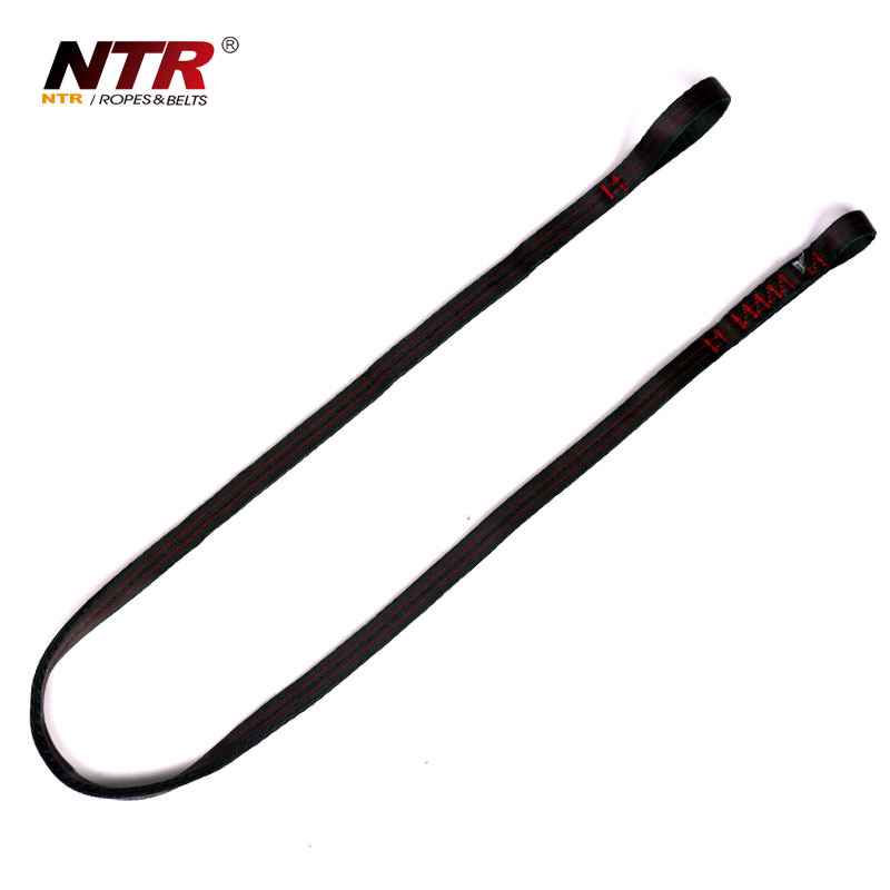 NTR Resistant shaped rock climbing flat with children's playground flat belt flexible flat belt ultra-soft bearing flat belt