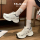 Daddy shoes/ женская обувь; новинка 2025 года; популярный стиль; осенняя универсальная белая обувь для поездок на работу; повседневная спортивная обувь на толстой подошве с увеличенным mini 2