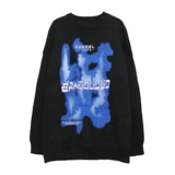 Японский демисезонный свитер для влюбленных, ретро трикотажное термобелье, свободный крой