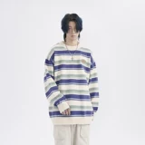 Японский ретро трикотажный свитер для влюбленных, оверсайз, в американском стиле