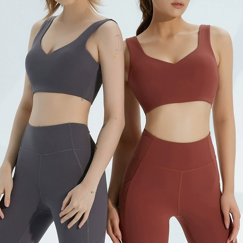 BIGSHINE Бюстгальтер без косточек, спортивный бюстгальтер, нижнее белье, противоударный бюстгалтер для спортзала, поддерживающая одежда для йоги для йоги