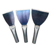 Thickened iron handle putty knife blue steel shovel decoration cleaning knife putty knife tool thickening opening Blade 3 4 5 inch