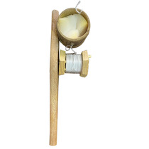 Factory direct bamboo ink bucket bamboo woodworking drawing machine bamboo wood ink bucket old-fashioned ink bucket powder bucket