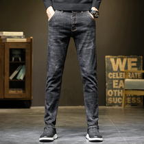 2020 Autumn new half-length mens pants flying fish btboy baseball boy slim stretch casual jeans men