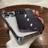 Apple, объектив, совместимый iPhone 14, чехол для телефона, защитная сумка, комплект, 14promax, iphone, изысканный стиль, защита при падении, популярно в интернете