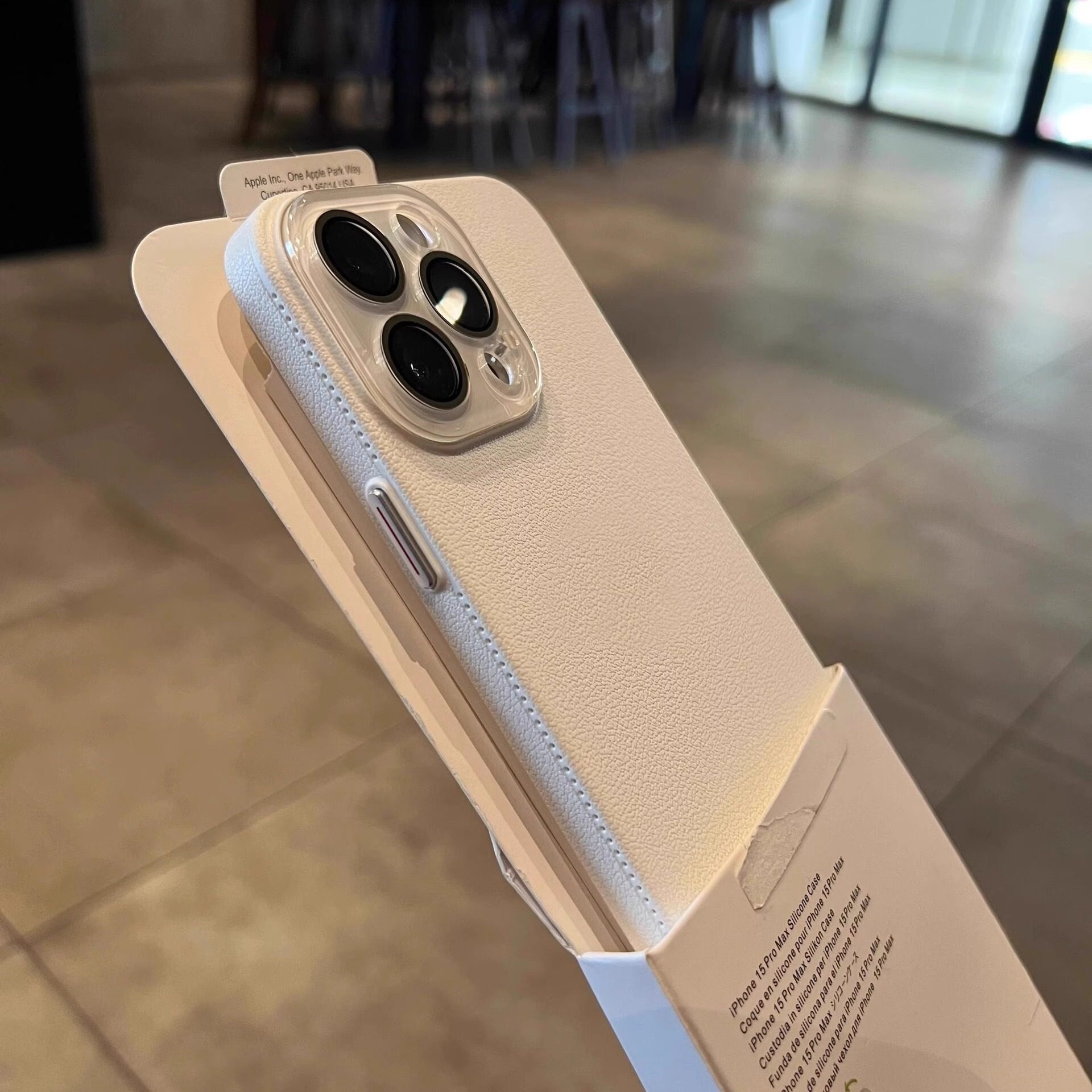 ins风白色荔枝皮纹适用苹果17air/16promax手机保护壳iPhone15新款14超薄13全包镜头保护套高级感12新款2025磨砂