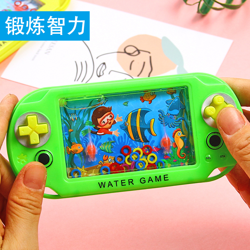 Water-in-water ferrule consoles ring water machines 80 rear nostalgic toys childhood memories 90 rear children Puzzle Toys