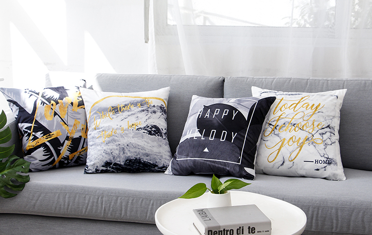 nhà máy tone màu xám hình học Bắc Âu ins gối văn phòng đệm đệm sofa gói đầu giường được hỗ trợ bởi xe đệm - Trở lại đệm / Bolsters Bộ chăn gối hình thú