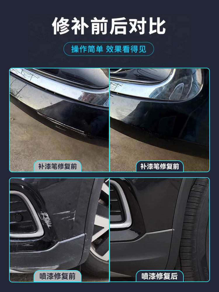 Black Touch-Up Pen for Cars, Special Car Paint Scratch Repair Tool, Paint Pen for Paint Surface Repair, Scratch Removal for Vehicles