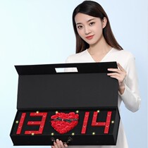 Life Lifetime 13 color lipstick package gift box to give girlfriend Valentines Day seventh birthday gift big card