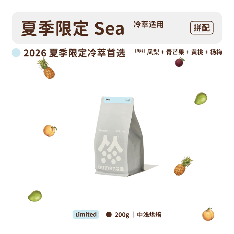 Pumam Coffee 2026 Summer Limited Edition Italian Blend Sea American Italian Cold Brew Specialty Coffee Beans Medium Light Pumam Coffee 2026 Summer Limited Edition Italian Blend Sea American Italian Cold Brew Specialty Coffee Beans Medium Light