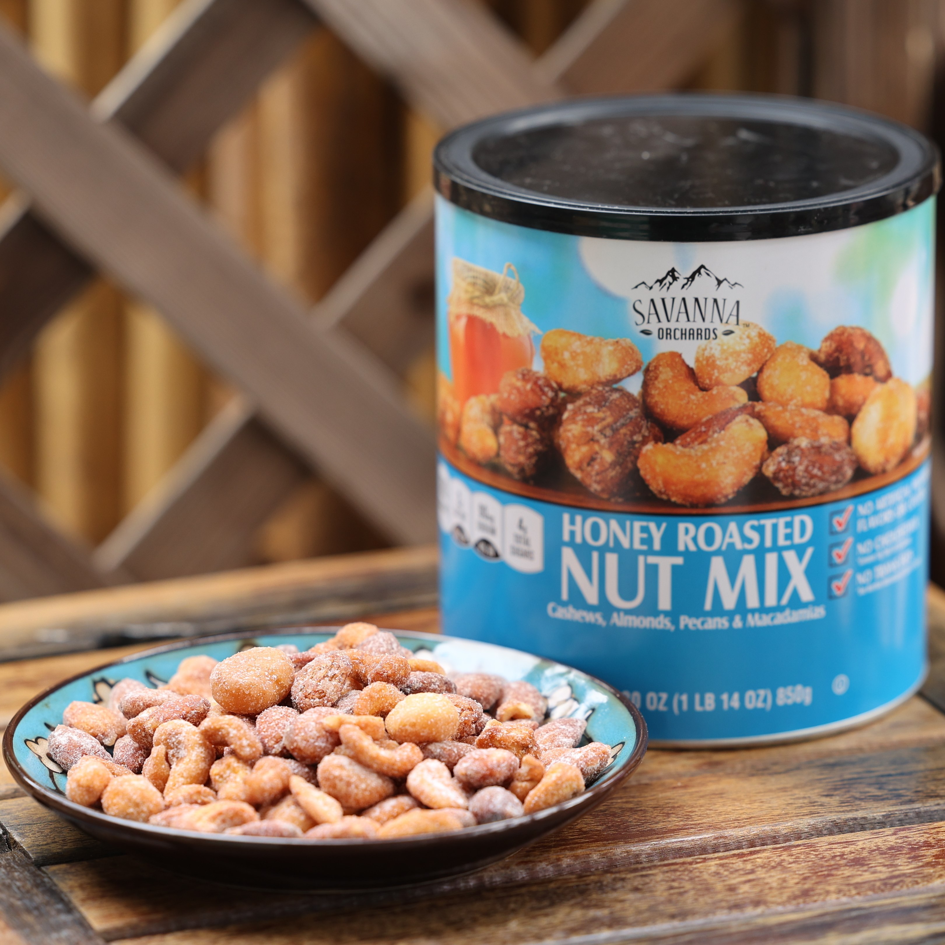 US imports SAVANNA Honey mixed nut kernel 850g incense roasted cashew nuts almond Hawaii fruit snacks