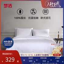 Mengjie home textile fourth season by pure cotton-piece double quilt by core silk silk thin by bed silk