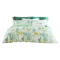 Mengjie Home Textiles 60-count long-staple cotton bed three- or four-piece summer home dormitory pure cotton bed sheets and quilt covers