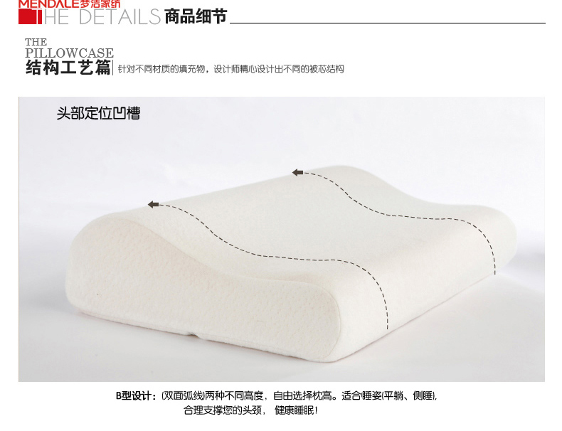 Meng Jie bộ nhớ bộ nhớ bọt gối gối cổ gối nhớ gối cổ tử cung kỹ thuật loại gối B - Gối gối chữ u cho bầu