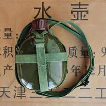 Stock 87 Old kettle (1 liter of water) pure aluminum green kettle 3522 outdoor mountaineering riding fishing