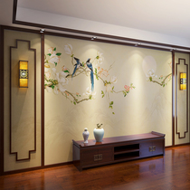 Modern new Chinese TV background wallpaper living room film and television wall decoration wallpaper custom mural 2021 new wall cloth