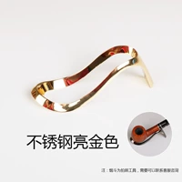 Золотая обувь на высоком каблуке из нержавеющей стали