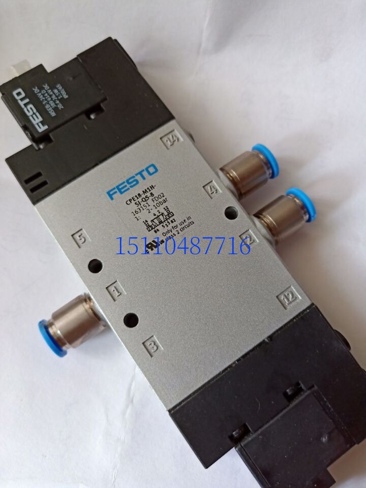 New Festo FESTO solenoid valve CPE18-M1H-5J-QS-10 163159 spot