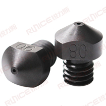 Reilis 3D printer accessories ROBO 3D nozzle hardened steel blackening nozzle M6 thread 1 75 consumables