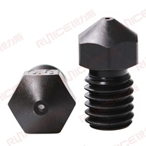 3D printing nozzle Rerap hardened steel nozzle high temperature Peek carbon fiber printing multi-caliber 0 2 0 6