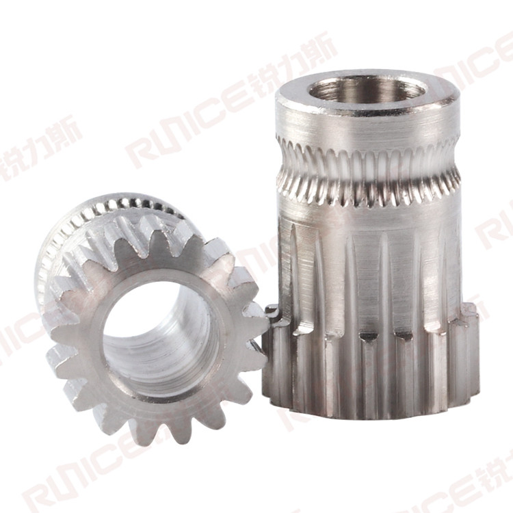 3D printing machine accessories extrusion wheels Bondtech Drivegear 5 1 75 M3 without top wire holes