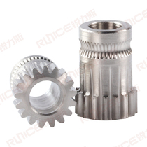 3D printer accessories extrusion wheel Bondtech Drivegear 5 1 75 M3 without top wire hole