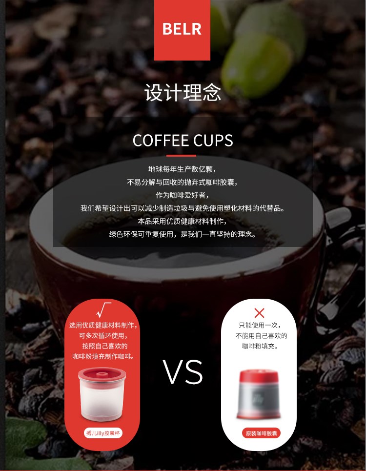 Bộ lọc Illy cà phê viên nang bằng thép không gỉ phin pha cafe inox lớn