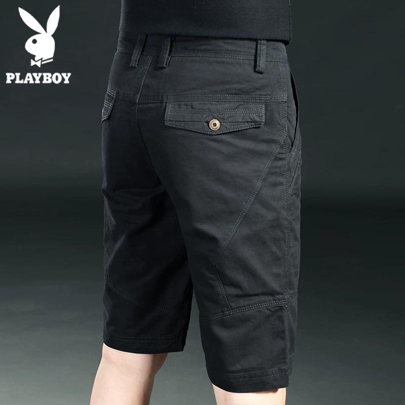 Playboy High-End Workwear Casual Shorts Men's Summer Thin Six-Point Mid-Length Pants Versatile Trendy Five-Point Pants Playboy High-End Workwear Casual Shorts Men's Summer Thin Six-Point Mid-Length Pants Versatile Trendy Five-Point Pants