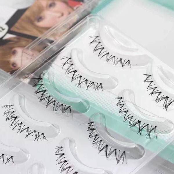 Moon Princess false eyelashes G5-12 transparent stalk lower eyelashes cross natural nude makeup Yi Ruoyi same style bridal makeup