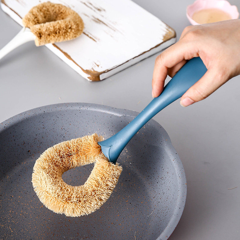 Coconut Brush Pot Architecture Wash pot brush brush brush dishwash dishwash brush brush cleaning brush brush dishwash dishwash artifact