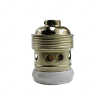 IMPA793521 pure copper ceramic 5 gold tools lamps accessories lamp sitting European style marine lamp holder E-40