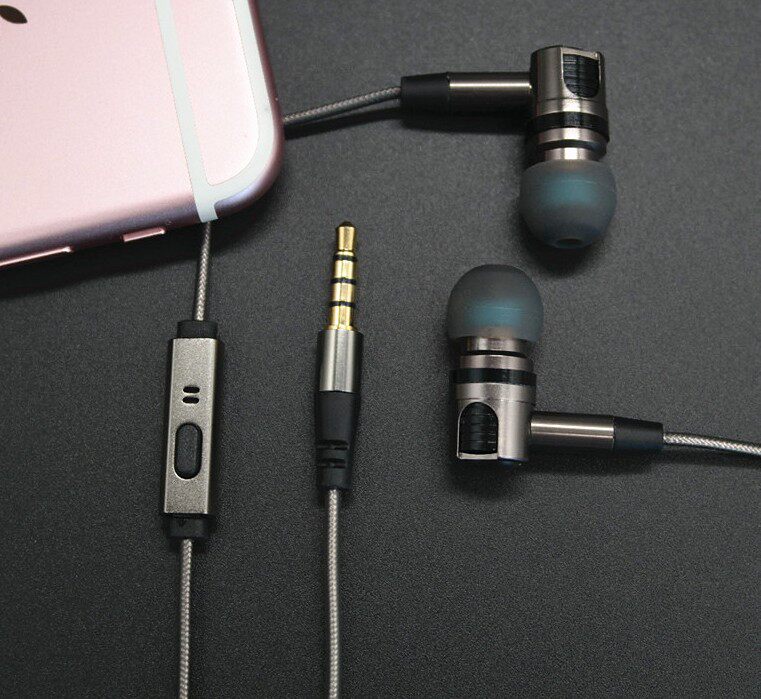 Проводные HiFi наушники dc接口可插拔线控带麦耳机线耳机头立体重低音入耳式手机耳机erji Pirole