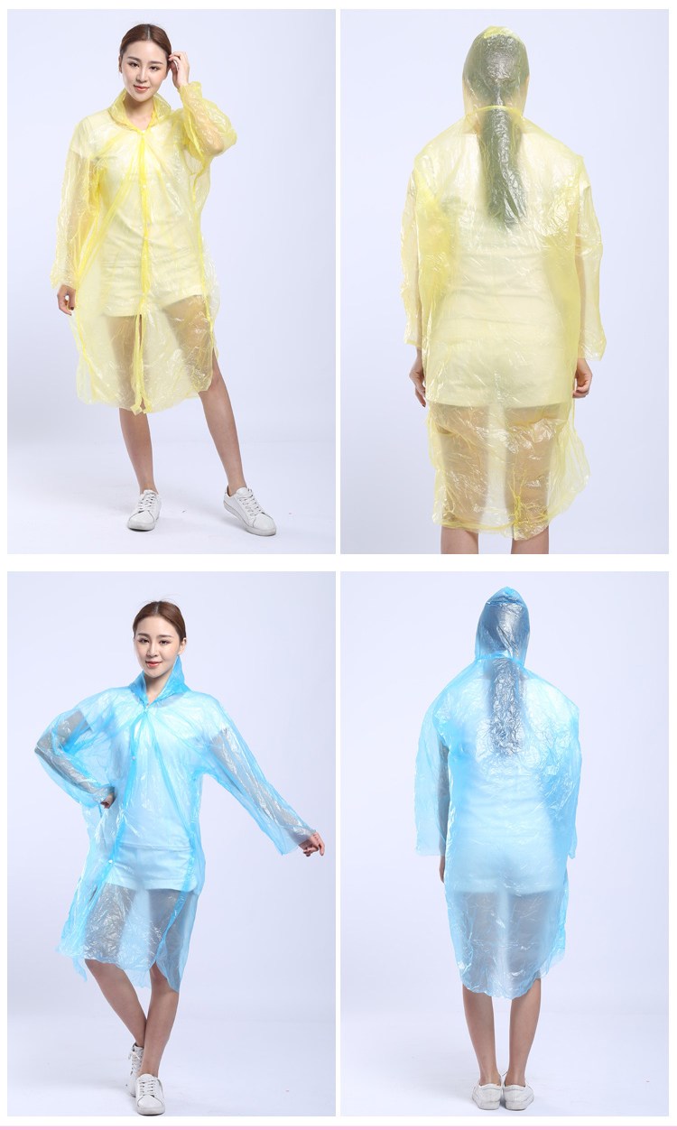 Quần dùng một lần với quần mưa áo mưa chia đôi phù hợp ngoài trời đi bộ đường dài du lịch trôi mưa dày giày bao người lớn ao mua bo